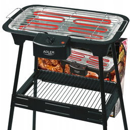 Grill Ogrodowy Elektryczny Stojący 2400W Regulacja