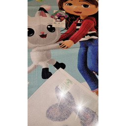 RĘCZNIK KĄPIELOWY DLA DZIECKA Gabbys Dollhouse 100% bawełna,