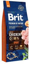 Brit Premium By Nature Sport Chicken 15 kg