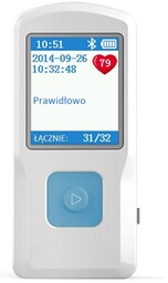 Przenośny MONITOR APARAT EKG polskie menu software