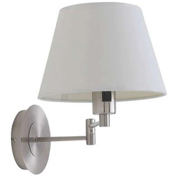 Lindby - Pola Lampa Ścienna Cream/Matt Nickel