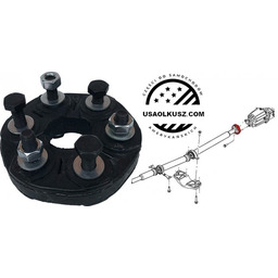 Przegub tylny wału napędowego Dodge Journey AWD