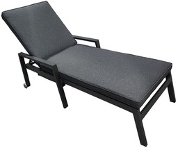 Komplet dwóch leżaków aluminiowych Matera Garden Point antracyt