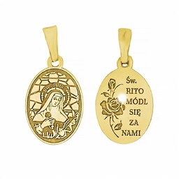 Medalik srebro pr 925 Wisiorek Medalion Złoty Święta