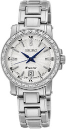 Zegarek SEIKO SXDG57P1. Kwarcowy, Kolor szary. Kobieta.