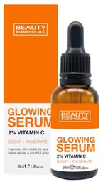 BEAUTY FORMULAS Glowing Serum rozjaśniające do twarzy 2%