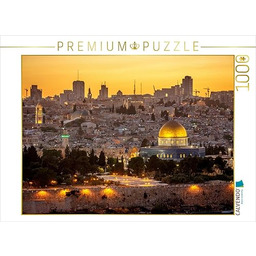CALVENDO Puzzle Wzgórze Świątynne, Jerozolima, 1000 elementów, rozmiar