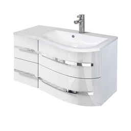 Oristo Opal szafka z umywalką prawa 90x50x44cm biały