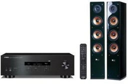 Yamaha R-S202D Czarny, Pure Acoustics NOVA 8 Czarny