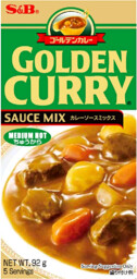 Golden Curry Medium Hot (średnio ostre) 92g -