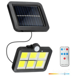 Naświetlacz LED SOLARNY PRISM biały zimny z czujnikiem