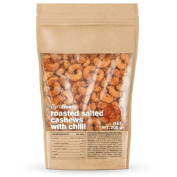 GymBeam Prażone solone orzechy nerkowca z chili 200