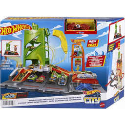 Tor Samochodowy Hot Wheels City HTN79 Superstacja Ładowania