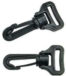 Karabinek Obrotowy 25mm Plastik 10szt Smycze Breloki
