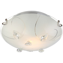 Globo plafon lampa sufitowa Alivia 40414-1 szklana