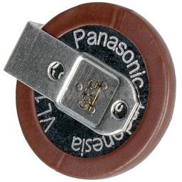 PANASONIC Akumulator VL-1220/HFN 3V 7mAh 2pin fi12,6x2,65mm -20