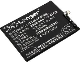 Huawei P20 / HB396285EBC 3300mAh 12.61Wh Li-Polymer 3.82V