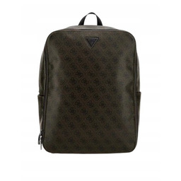 Guess Zielony Plecak Ekologiczna Skóra z Wzorem Logo
