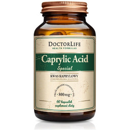 DOCTOR LIFE_Caprylic Acid Special kwas kaprylowy 800mg suplement