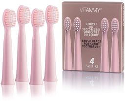VITAMMY HARMONY KOŃCÓWKI 4 SZT. PINK Do szczoteczki