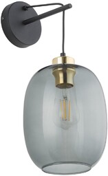 Industrialny owalny kinkiet szklany Delta 6481 TK Lighting