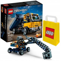 Klocki Lego Technic 42147 Wywrotka Koparka 2