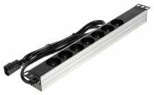 Listwa zasilająca PD-7/RACK/IEC wtyk C14 kabel 2m