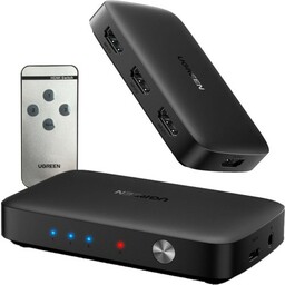 Ugreen Rozdzielacz / przełącznik z pilotem splitter switch
