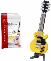 nanoblock - NBC-347 - Gitara elektryczna żółta