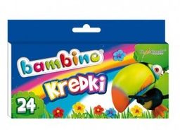 Kredki świecowe BAMBINO 24 kolory
