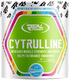 Real Pharm, Booster, Citruline, 200 g, pomarańcza-cytryna