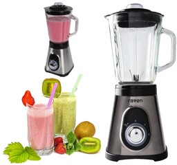 Blender kielichowy szklany do smoothie Raven EBK003X 1,5L