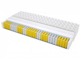 Materac kieszeniowy BOLONIA 110x200 cm Jednostronny Średnio twardy