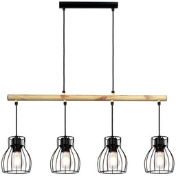 Lumes Loftowy żyrandol - 4X K294 H3-Z70