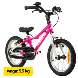 KARBON Rower dziecięcy Superlight 14 cali Różowy Wzrost: