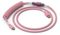 Glorious PC Gaming Race Coil Cable Prism Pink