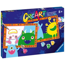 RAVENSBURGER Malowanie po numerach CreArt Potworki 23557