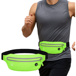 NERKA SPORTOWA RFID WODOODPORNA ODBLASKOWA REGULOWANY PAS