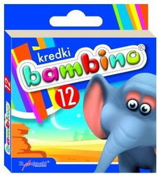 Kredki świecowe BAMBINO 12 kolorów HIT!