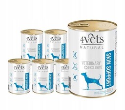 4Vets dla psów Skin Support 6x400g