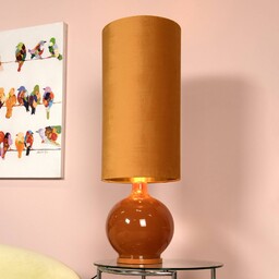 Lucide Lampa stojąca Esterad, żółty / pomarańczowy, salon