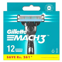 Gillette Wkłady do maszynek Gillette Mach3 12 sztuk