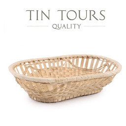 OWALNY KOSZYK BAMBUSOWY 26x16x7h cm