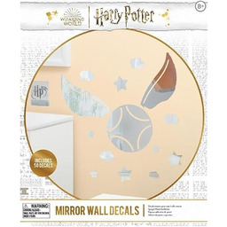 Lustrzane naklejki ścienne Harry Potter Golden Snitch, oficjalnie
