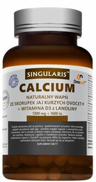 Singularis Superior Calcium + Witamina D3, 60 kapsułek
