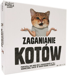 Zaganianie kotów gra towarzyska Professor Puzzle