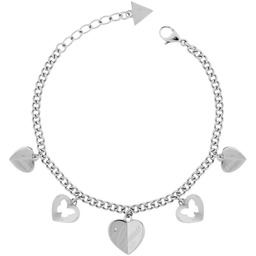 Biżuteria GUESS USB11107. Bransoletka, Kolor srebrny. Kobieta.