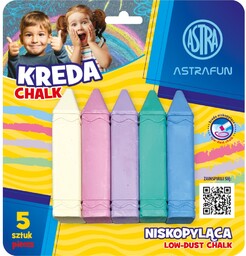 Kreda JUMBO kwadratowa 5 kolorów Astra AS330022002-90020