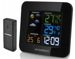 Stacja Pogody Bezprzewodowa Higrometr 8446 Hyundai meteo czujnik