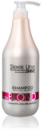 Stapiz Sleek Line Blush Blond Szampon z jedwabiem,